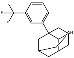 1-[3-(Trifluoromethyl)phenyl]tricyclo[3.3.1.13,7]decan-2-ol 结构式