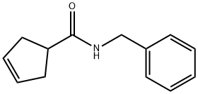 Cyclopent-3-enecarboxylic acid benzylamide Struktur