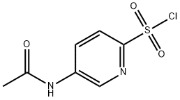 2-Pyridinesulfonyl chloride, 5-(acetylamino)- Structure