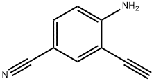 Benzonitrile, 4-amino-3-ethynyl- Structure