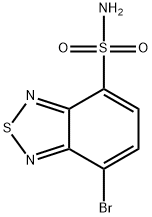 7-溴-2,1,3-苯并噻二唑-4-磺酰胺,41512-11-2,结构式