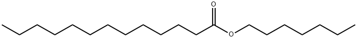 Tridecanoic acid heptyl ester Struktur