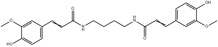 双阿魏酰氨基丁烷,42369-86-8,结构式