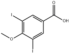 Benzoic acid, 3,5-diiodo-4-methoxy- Structure