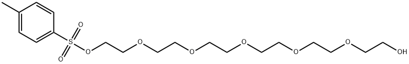六乙二醇单对甲苯磺酸酯, 42749-28-0, 结构式
