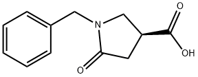 (3S)-1-benzyl-5-oxopyrrolidine-3-carboxylic acid Structure