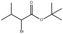 2-溴-3-甲基丁酸叔丁酯 结构式