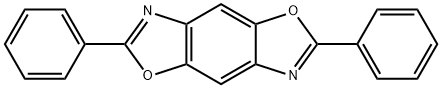 2,6-ジフェニルベンゾ[1,2-d:4,5-d′]ビスオキサゾール 化学構造式