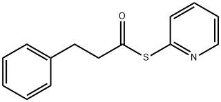 Benzenepropanethioic acid, S-2-pyridinyl ester Struktur