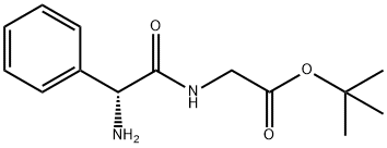 (R)-α-[N-(t-butoxycarbonylmethyl) carbamoyl]benzylamine Struktur