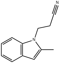 1H-Indole-1-propanenitrile, 2-methyl- Structure