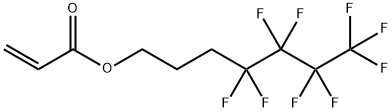 3-(Perfluorobutyl)propyl acrylate 化学構造式