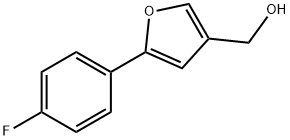 [5-(4-Fluorophenyl)-3-furyl]methanol 结构式