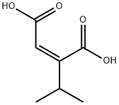 2-Butenedioic acid, 2-(1-methylethyl)-, (2Z)- Structure