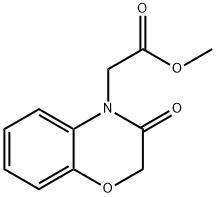 4H-1,4-Benzoxazine-4-acetic acid, 2,3-dihydro-3-oxo-, methyl ester 结构式