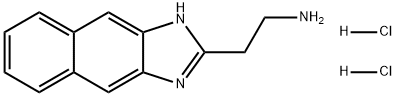 1H-Naphth[2,3-d]imidazole-2-ethanamine, hydrochloride (1:2) Struktur
