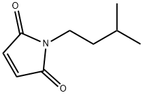 1-(3-methylbutyl)-2,5-dihydro-1H-pyrrole-2,5-dione 化学構造式