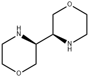 3,3'-Bimorpholine, (3S,3'S)- Structure