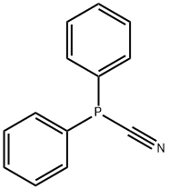 Phosphinous cyanide, P,P-diphenyl- Structure