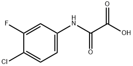 (4-chloro-3-fluorophenyl)carbamoyl]formic acid Structure