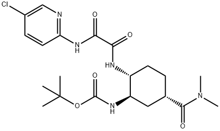 Edoxaban Impurity 11 (1R,2R,4S) Struktur