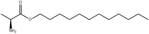 (S)-2-アミノプロパン酸ドデシル 化学構造式