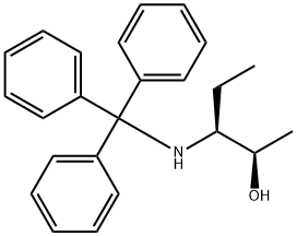 2-Pentanol, 3-[(triphenylmethyl)amino]-, (2R,3S)- Struktur