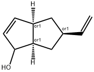 1-Pentalenol, 5-ethenyl-1,3a,4,5,6,6a-hexahydro-, (3aR,5R,6aR)-rel- (9CI) Structure