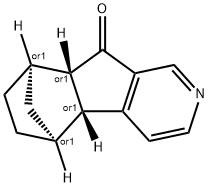 5,8-Methano-9H-indeno[2,1-c]pyridin-9-one,4b,5,6,7,8,8a-hexahydro-,(4bR,5S,8R,8aS)-rel-(9CI) 结构式