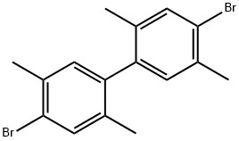 1,1'-Biphenyl, 4,4'-dibromo-2,2',5,5'-tetramethyl- Struktur
