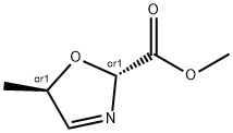 2-Oxazolecarboxylicacid,2,5-dihydro-5-methyl-,methylester,(2R,5R)-rel- Struktur