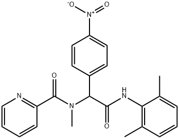 497252-15-0 2-Pyridinecarboxamide,N-[2-[(2,6-dimethylphenyl)amino]-1-(4-nitrophenyl)-2-oxoethyl]-N-methyl-(9CI)