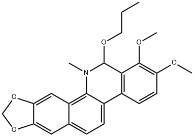 6-n-Propoxy Dihydrochelerythrine Struktur