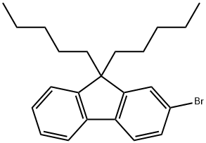 9H-Fluorene, 2-bromo-9,9-dipentyl- Structure