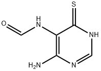 Formamide, N-(4-amino-1,6-dihydro-6-thioxo-5-pyrimidinyl)- 化学構造式