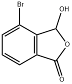 1(3H)-Isobenzofuranone, 4-bromo-3-hydroxy- Struktur