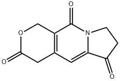 1H-Pyrano[3,4-f]indolizine-3,6,10(4H)-trione, 7,8-dihydro- Structure