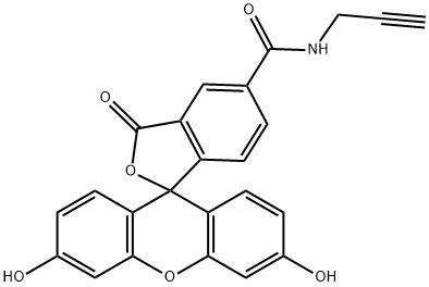FAM alkyne, 5-isomer Struktur