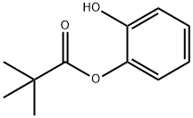 Propanoic acid, 2,2-dimethyl-, 2-hydroxyphenyl ester 结构式