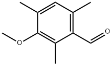 Benzaldehyde, 3-methoxy-2,4,6-trimethyl- Struktur