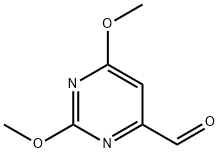 4-Pyrimidinecarboxaldehyde, 2,6-dimethoxy- Structure