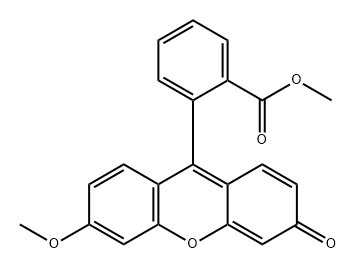 Benzoic acid, 2-(6-methoxy-3-oxo-3H-xanthen-9-yl)-, methyl ester