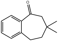 7,7-dimethyl-6,7,8,9-tetrahydro-5H-benzo[7]annulen-5-one 化学構造式