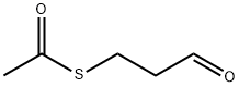 硫代乙酸[S-(3-氧代丙基)]酯 结构式