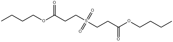 Propanoic acid, 3,3'-sulfonylbis-, dibutyl ester (9CI) Structure