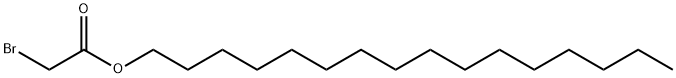 2-溴乙酸十六酯,5454-48-8,结构式