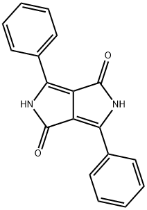 Pyrrolo3,4-cpyrrole-1,4-dione, 2,5-dihydro-3,6-diphenyl- Struktur