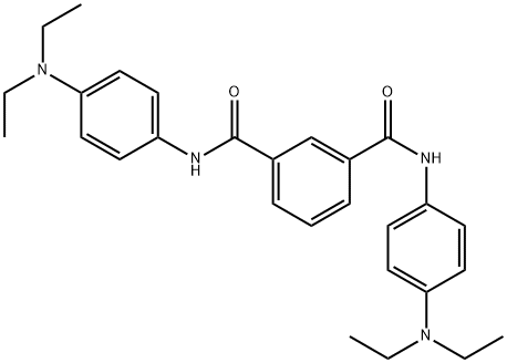 1-N,3-N-bis[4-(diethylamino)phenyl]benzene-1,3-dicarboxamide Structure