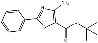 4-Amino-2-phenyl-thiazole-5-carboxylic acid t-butyl ester Structure