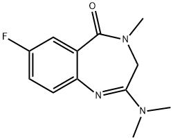 5H-1,4-Benzodiazepin-5-one, 2-(dimethylamino)-7-fluoro-3,4-dihydro-4-methyl-|氟马西尼杂质10